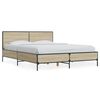 vidaXL Bed Frame without Mattress Sonoma Oak 120x190 cm Small Double