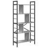 vidaXL Bookshelf Grey Sonoma 75 x 30 x 156 cm Engineered Wood