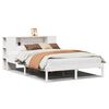 vidaXL Bookcase Bed without Mattress White 120x200 cm Solid Wood Pine