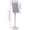 vidaXL Poster Stands 2 pcs Silver 45 x 33 x 88 cm Aluminium alloy