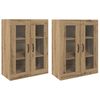vidaXL Wall Mounted Cabinets 2 pcs Artisan oak 69.5 x 34 x 90 cm