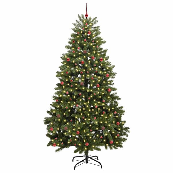 vidaXL Artificial Christmas Tree Green 300 cm PVC and Metal
