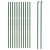 vidaXL Wire Mesh Fence Green 2x25 m Galvanised Steel