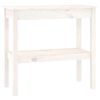 vidaXL Console Table White 80x40x75 cm Solid Wood Pine