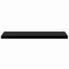 vidaXL Floating Wall Shelf Black 90x23.5x3.8 cm MDF