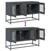 vidaXL TV Cabinet Anthracite 100.5x39x60.5 cm Cold-rolled Steel