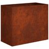 vidaXL Garden Planter Rusty 60 x 30 x 50 cm Weathering Steel