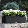 LECHUZA Planter BALCONERA Cottage 80 ALL-IN-ONE Granite