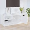 vidaXL TV Cabinet White 102x35.5x36.5 cm Engineered Wood