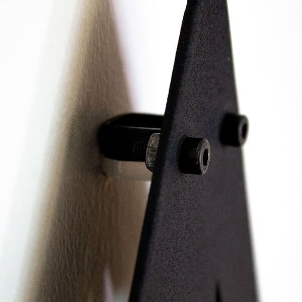 Homemania 4 Piece Wall Decoration Elements 32x50 cm Metal Black