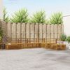 vidaXL Outdoor Sofa Set 6 Piece Natural Solid Acacia Wood