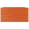 vidaXL Garden Planter Wax Brown 90x60x46 cm Solid Wood Pine