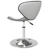 vidaXL Bar Stool White Faux Leather