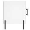 vidaXL Bedside Cabinet White 40x40x50 cm Engineered Wood