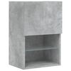 vidaXL TV Cabinets with LED Lights 2 pcs Concrete Grey 40.5x30x60 cm
