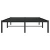 vidaXL Metal Bed Frame without Mattress Black 120x200cm