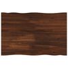 vidaXL Live Edge Table Top 80 x 40 x 3.2 cm Rectangular