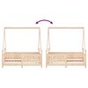 vidaXL Kids Bed Frame 70x140 cm Solid Wood Pine