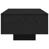 vidaXL Coffee Table Black Oak 100 x 49.5 x 31 cm Engineered Wood