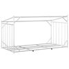 vidaxL Firewood Rack with Rain Cover 200.5x100.5x110.5 cm Galvanised Steel