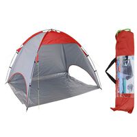 Probeach Beach Tent Red and Grey 220x120x115 cm