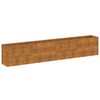 vidaXL Garden Raised Bed 385x50x69 cm Corten Steel