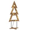 vidaXL Christmas Tree with Stand Brown 180 cm Solid teak wood