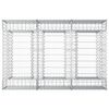 vidaXL Gabion Raised Bed Silver 150 x 100 x 60 cm Galvanised Steel