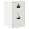 vidaXL File Cabinet White 44 x 50 x 74.5 cm Cold-Rolled Steel