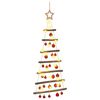 vidaXL Hanging Christmas Tree with Baubles 90 cm 30 LEDs Warm White