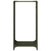 vidaXL Firewood Rack Olive Green 40x30x80 cm Cold-rolled steel
