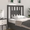 vidaXL Headboard Grey 106x4x100 cm Solid Wood Pine