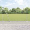 vidaXL Fence Post Silver 50 x 1.4 m (25 x 25 mm mesh) Steel