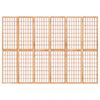 vidaXL Folding 6-Panel Room Divider Japanese Style 240x170 cm