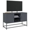 vidaXL TV Cabinet Anthracite 100.5x39x60.5 cm Steel