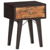 vidaXL Bedside Cabinet 40x30x50 cm Solid Reclaimed Wood