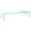 vidaXL TV Stand/Monitor Riser Glass Green 70x30x13 cm