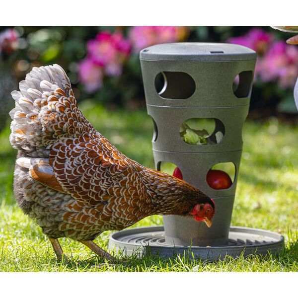 Beeztees Chicken Feeding Tower 30x30x36 cm Grey