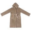 vidaXL Bathrobe Hoodie Camel S Flannel