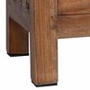 vidaXL Bedside Table Brown 41 x 30 x 50 cm Solid Mahogany Wood