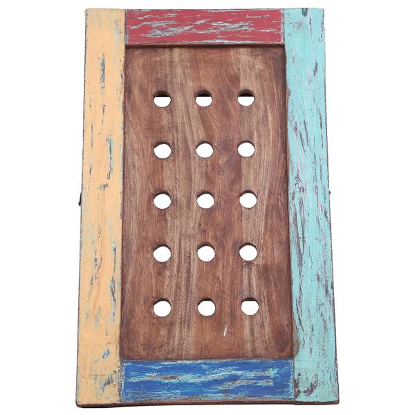 vidaXL Wine Rack for 15 Bottles 47x28x78 cm Solid Reclaimed Wood