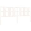 vidaXL Bed Headboard | White | Solid pine wood | Standard | Bed Headboard