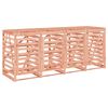 vidaXL Quadruple Wheelie Bin Storage Solid Wood Douglas