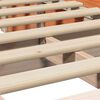 vidaXL Bed Frame Wax Brown 75 x 190 cm Solid Pine Wood
