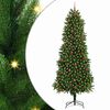 vidaXL Christmas Tree with 300 LEDs with Stand Green 240 cm PE