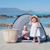 DERYAN Mosquito Pop-up Beach Tent 120x90x80cm Silver