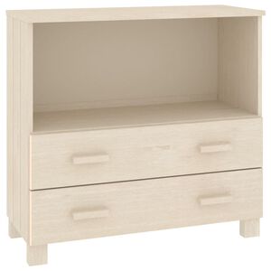 vidaXL Sideboard HAMAR Honey Brown 85x35x80 cm Solid Wood Pine