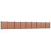 vidaXL Fence Panel Brown 1564x186 cm WPC
