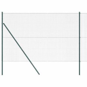 vidaXL Ground Fix Welded Wire Fence 25 x 1.5 m (W x H)