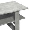 vidaXL Coffee Table Concrete Grey 102x55x42 cm Engineered Wood